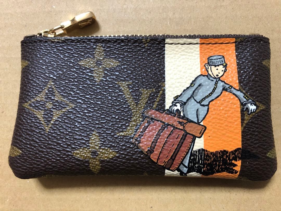 LOUIS VUITTON ヴィトン モノグラム ポシェットクレ ポーター 正規