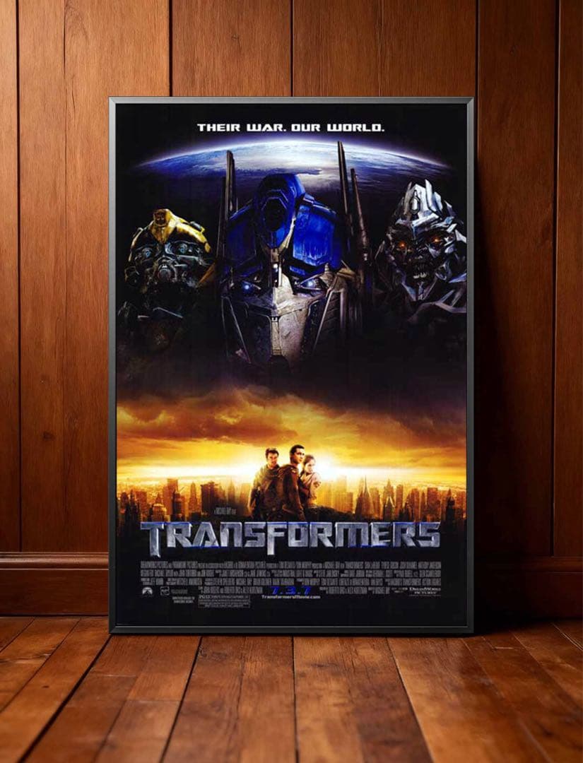 *枚数限定*映画館用両面印刷ポスターUS版:トランスフォーマー 2007年公開