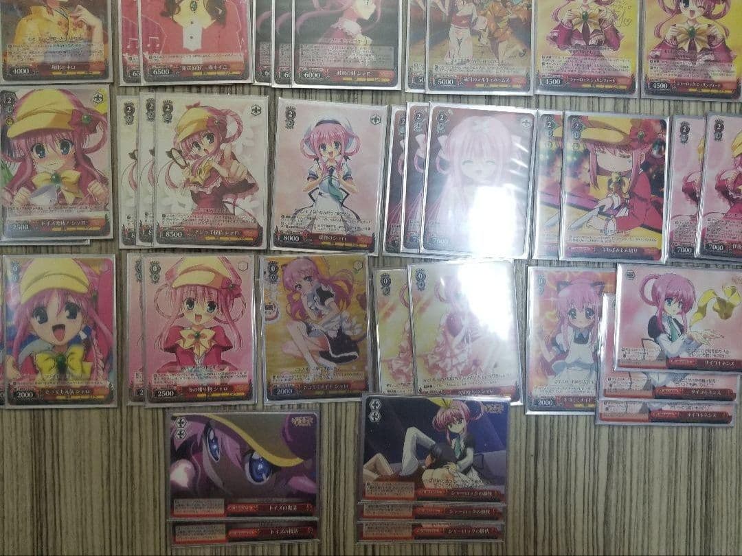 ミルキィホームズ　サイン　ヴァイス　デッキ　スリーブ付き　シャロ