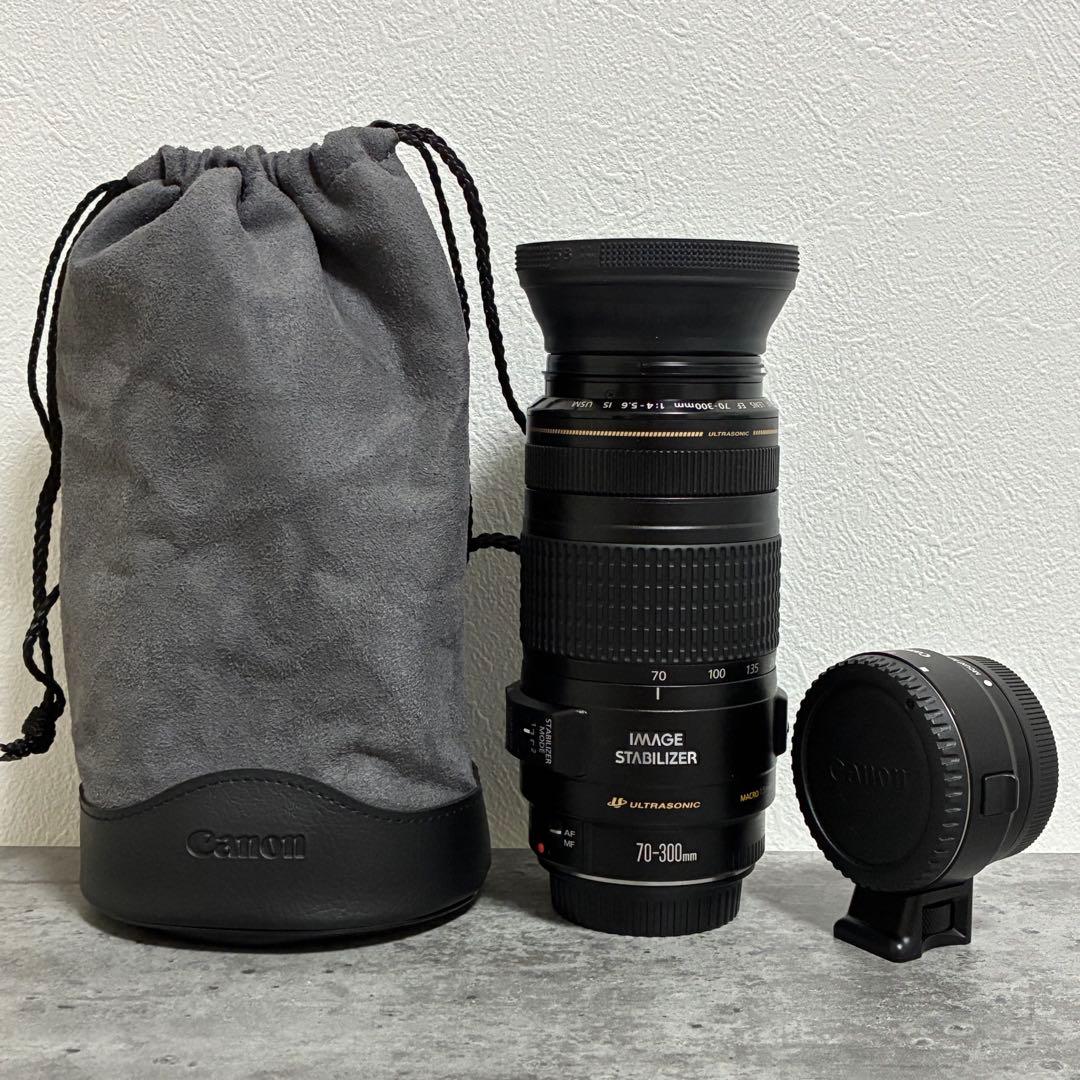 ⭐️美品⭐️Canon EF 70-300mm & EF EOS M アダプター