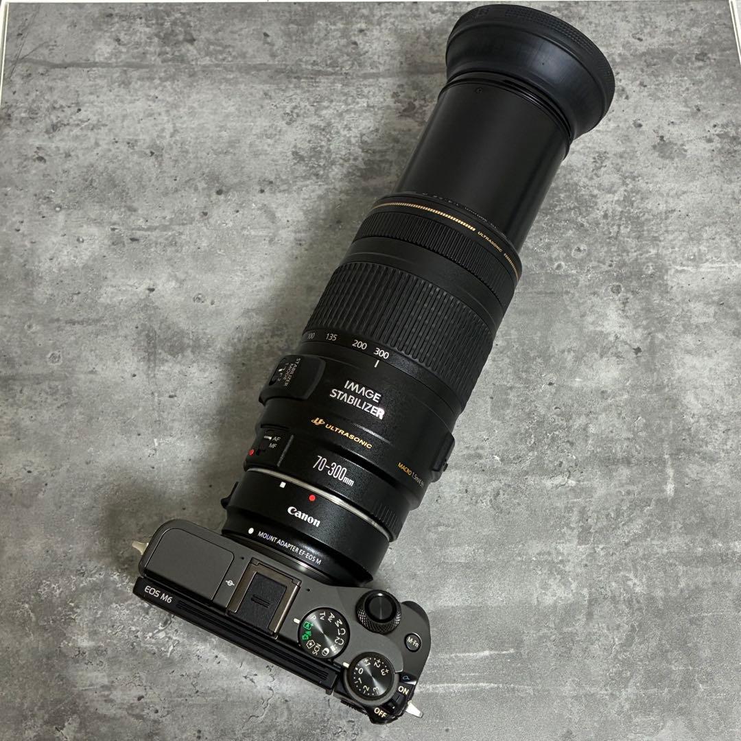 ⭐️美品⭐️Canon EF 70-300mm & EF EOS M アダプター