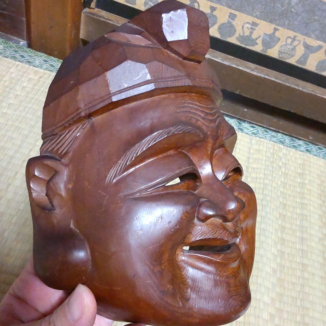 恵比寿様　飛騨高山　一位一刀彫