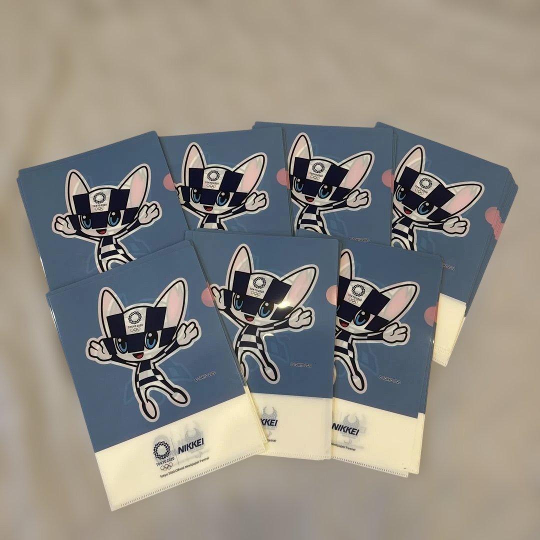 東京2020オリンピック キャラクタークリアファイル 70枚・タオル2枚セット