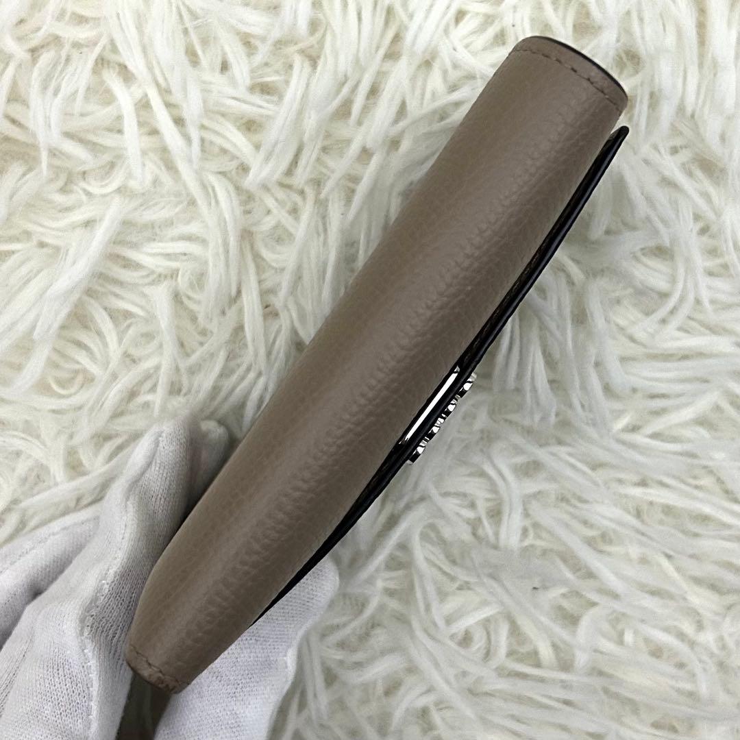 ［美品］LOEWE アナグラム バーティカル ウォレット スモール 財布