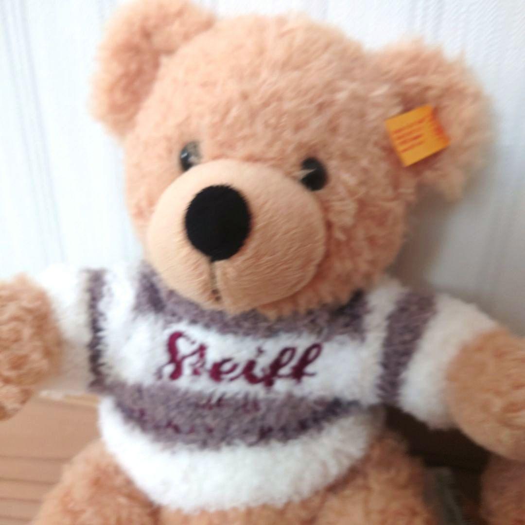 シュタイフ　ジェラートピケ　セット　ボーダー　テディベア