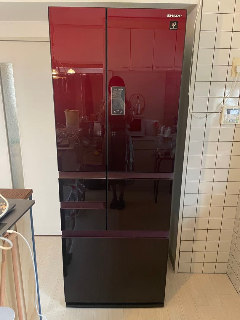 【5/31まで】SHARP 502L 冷蔵庫 SJ-GX50D-R 2018年