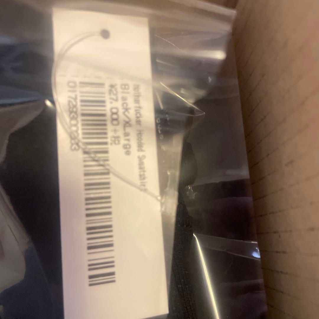 supreme 19SS Motherfucker Hooded パーカー　黒