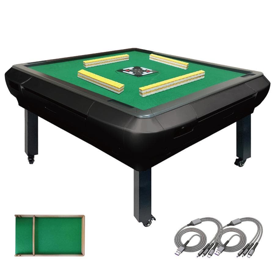 全自動麻雀卓 座卓 28mm 麻雀卓 全自動 折りたたみ 家庭用 マットブラック