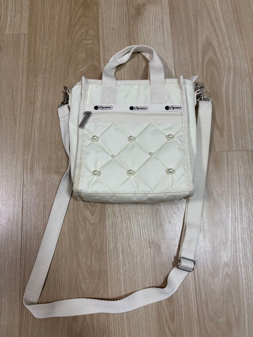 レスポートサック　ミッドナイトパール　ホワイト　白