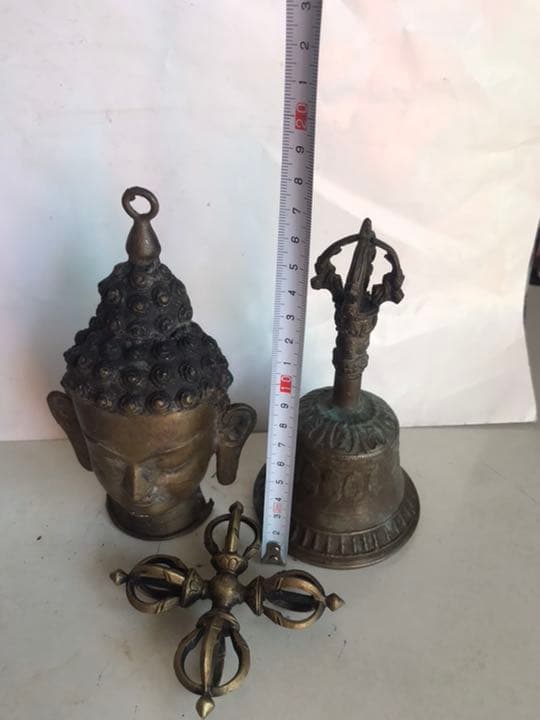 法器，真鍮製，古美術品