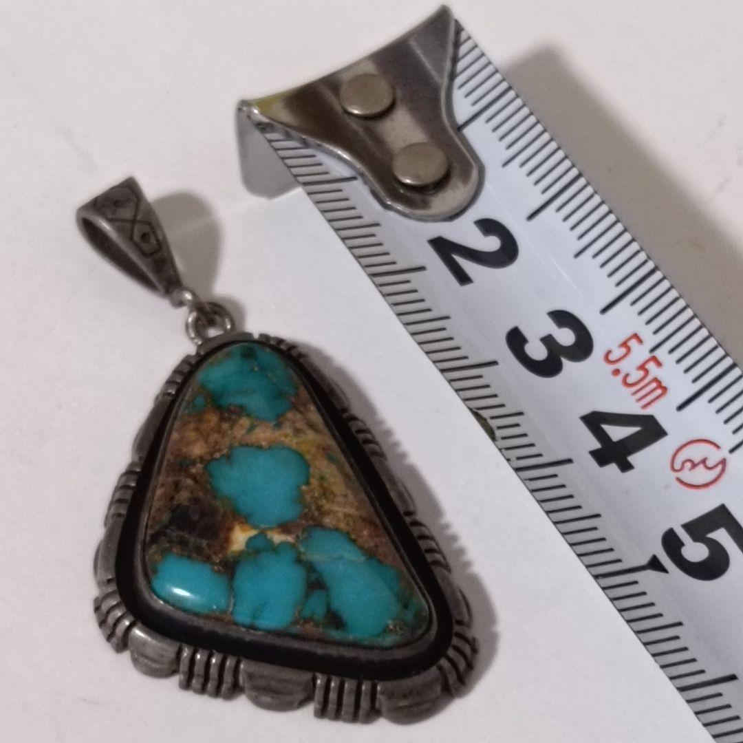 NAVAJO ナバホ RCC シルバー ターコイズ ネックレス ペンダント