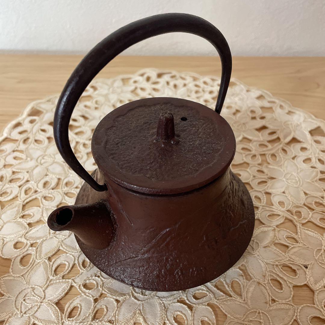 鉄瓶　南部鉄器　富士型　アンティーク　骨董