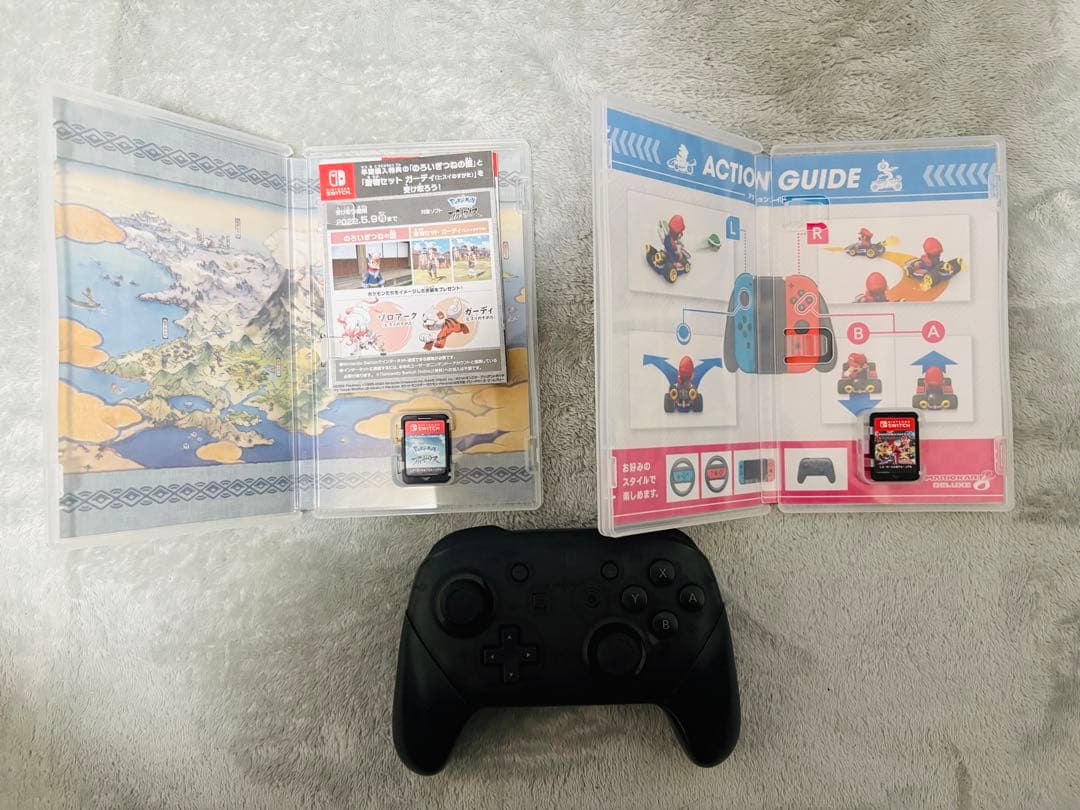 Nintendo Switch 本体 + プロコン +ソフト2本 + SDカード