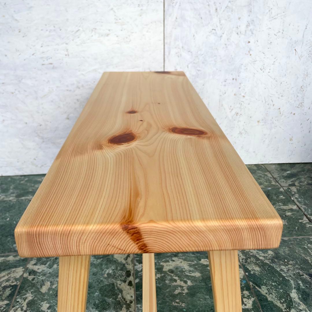 国産ひのき　ダイニングベンチ　木製ベンチ　ベンチ　スツール