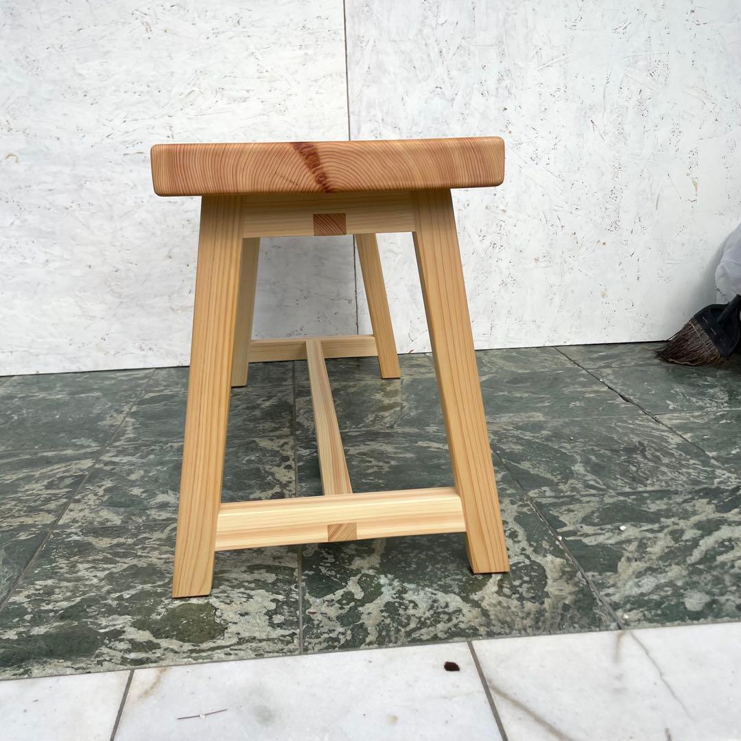 国産ひのき　ダイニングベンチ　木製ベンチ　ベンチ　スツール