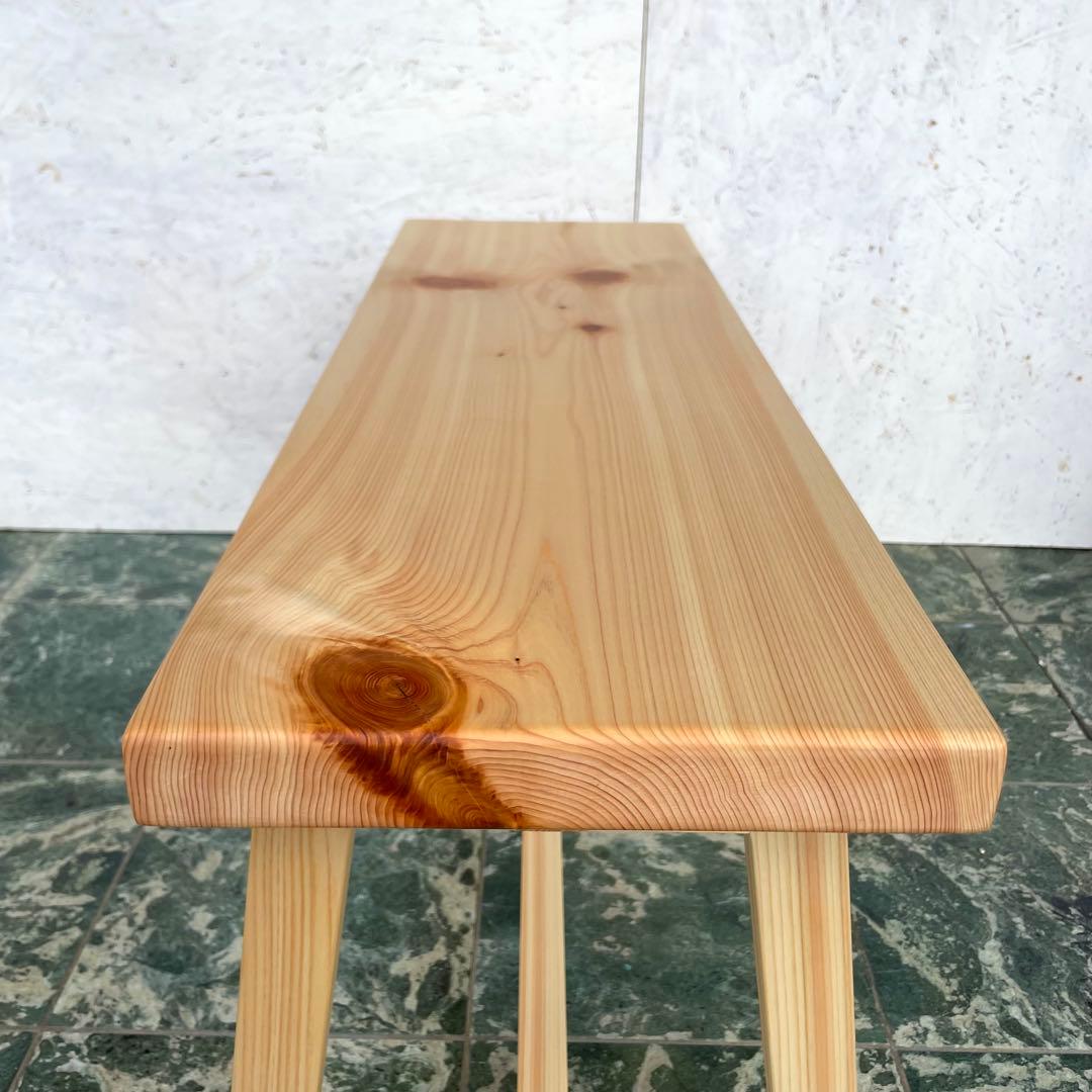 国産ひのき　ダイニングベンチ　木製ベンチ　ベンチ　スツール