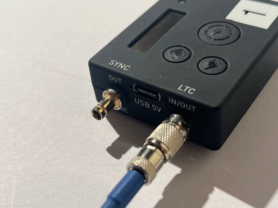 UltraSync ONE タイムコード同期①