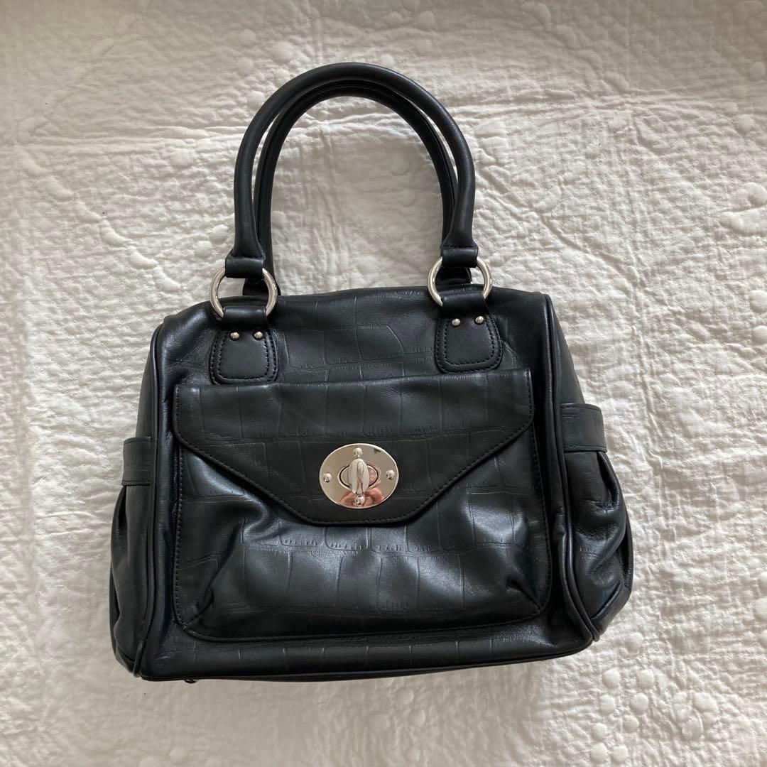 【未使用】濱野皮革工芸 ボストン ハンドバッグ ショルダーバッグ 斜めがけバッグ