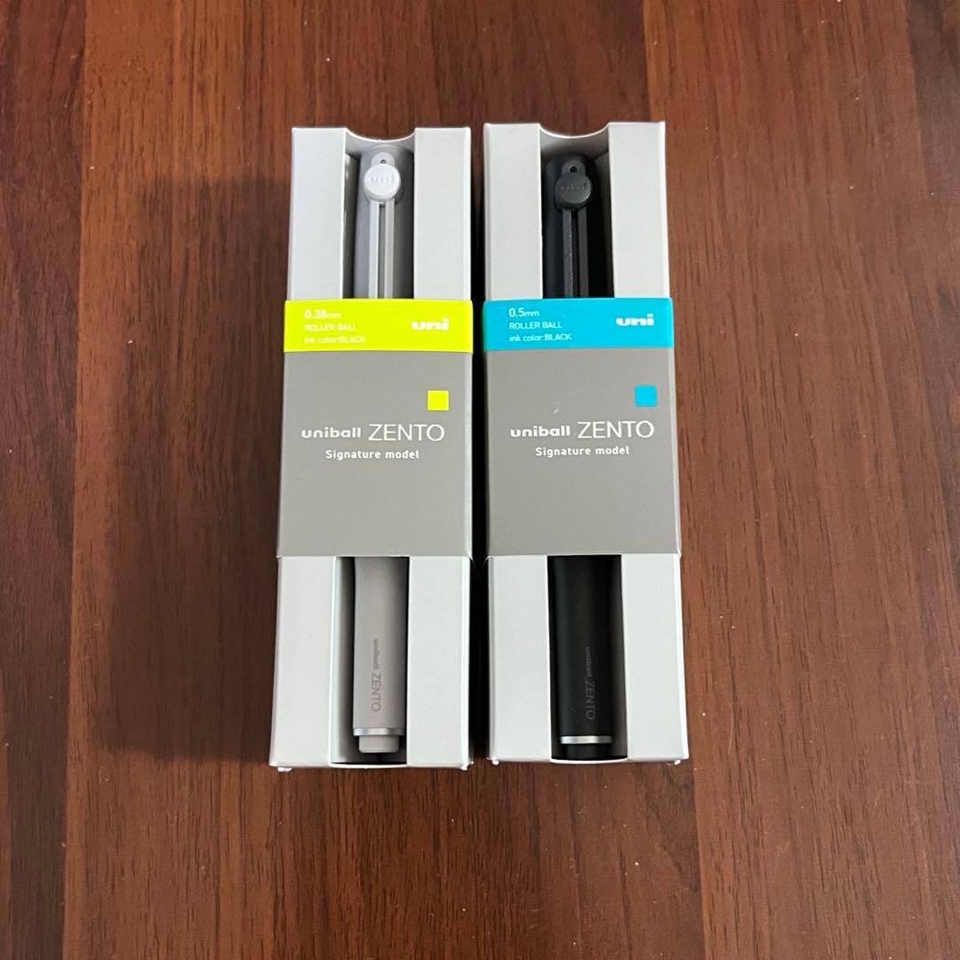 ユニボールゼント シグニチャーモデル メタリックブラック シルバー