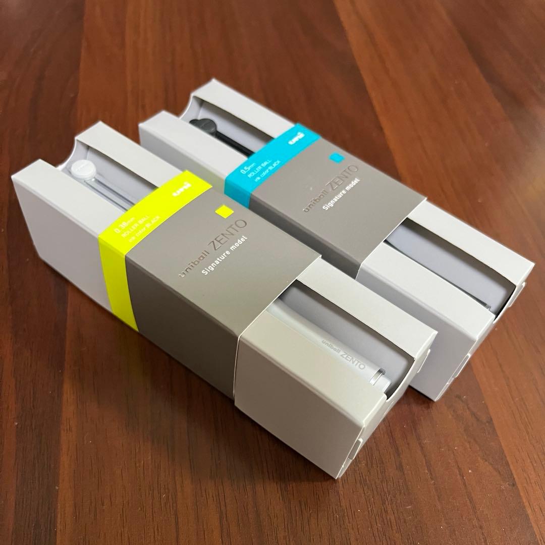 ユニボールゼント シグニチャーモデル メタリックブラック シルバー