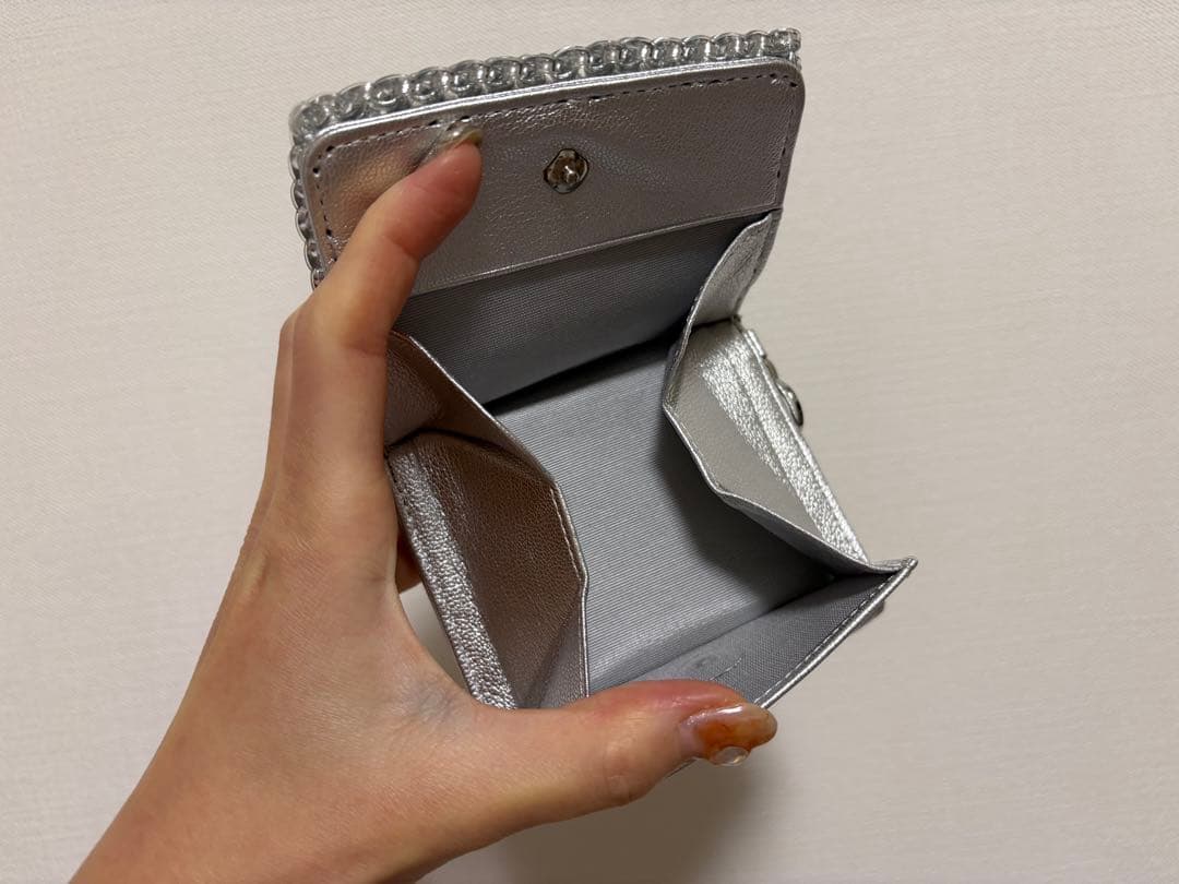 アンテプリマ ミスクリオパールⅡ/ウォレット/シルバー