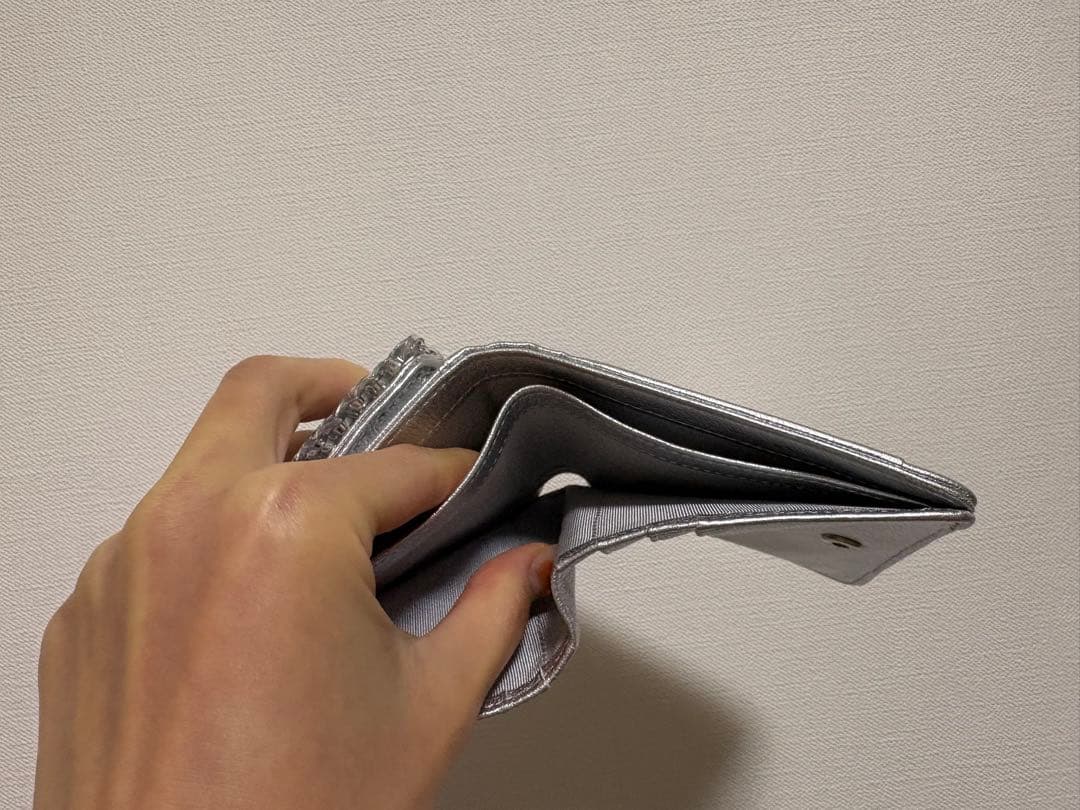 アンテプリマ ミスクリオパールⅡ/ウォレット/シルバー