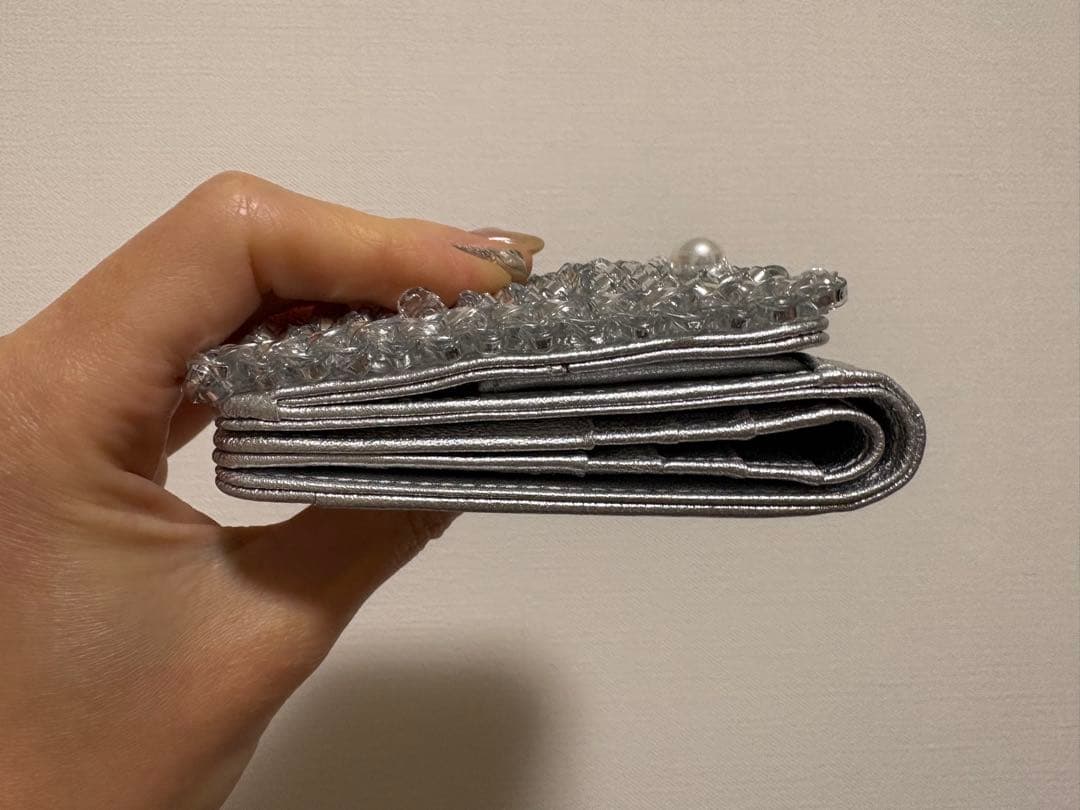 アンテプリマ ミスクリオパールⅡ/ウォレット/シルバー