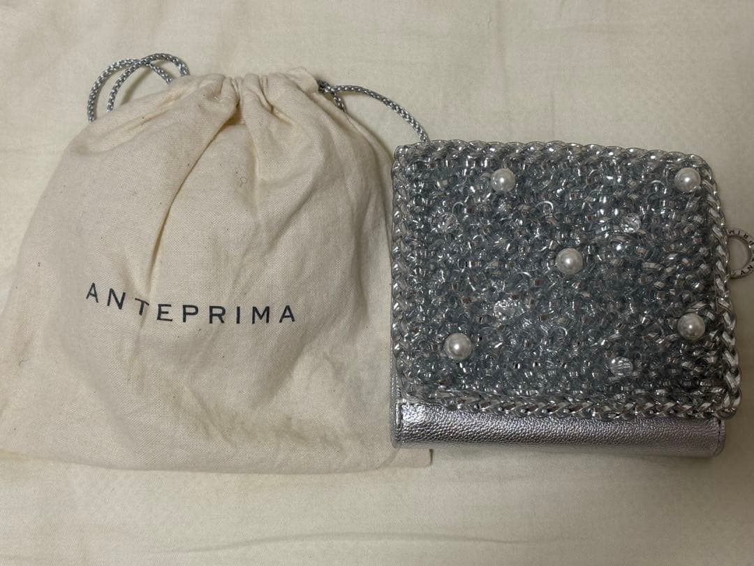 アンテプリマ ミスクリオパールⅡ/ウォレット/シルバー