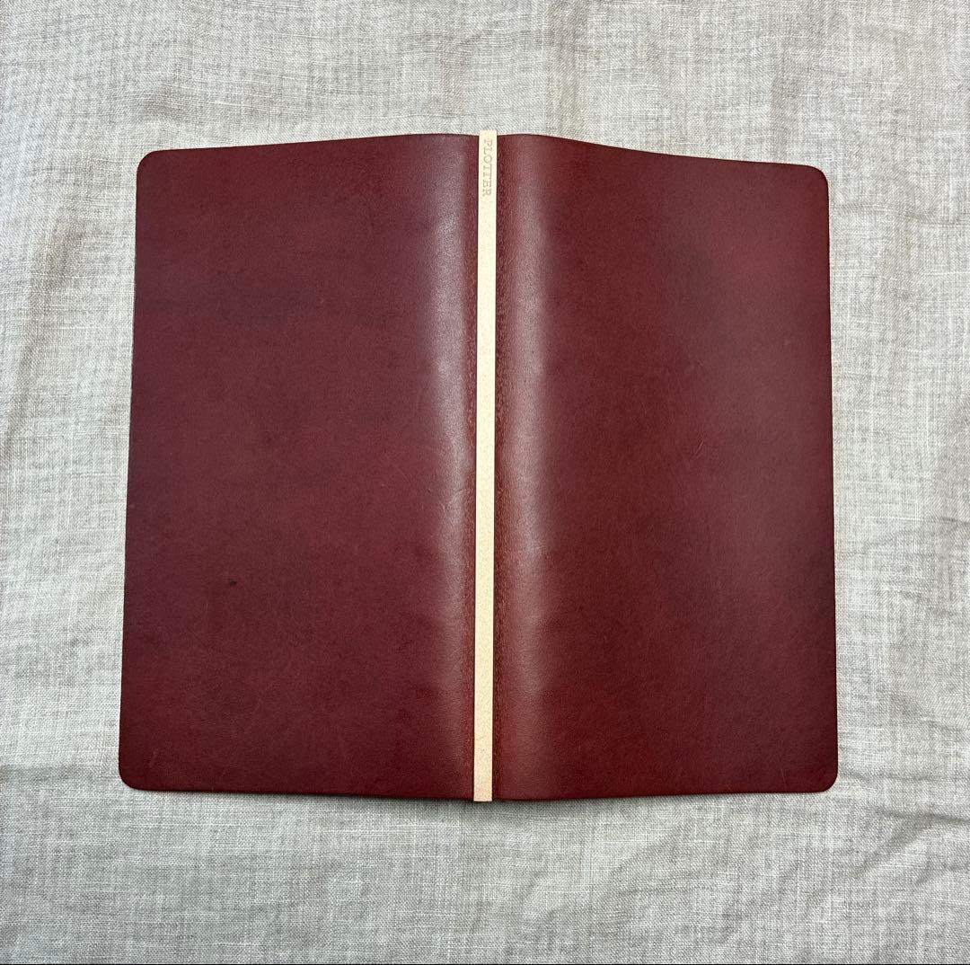 PLOTTER プロッター リスシオ ワイン ナローサイズ レザーバインダー
