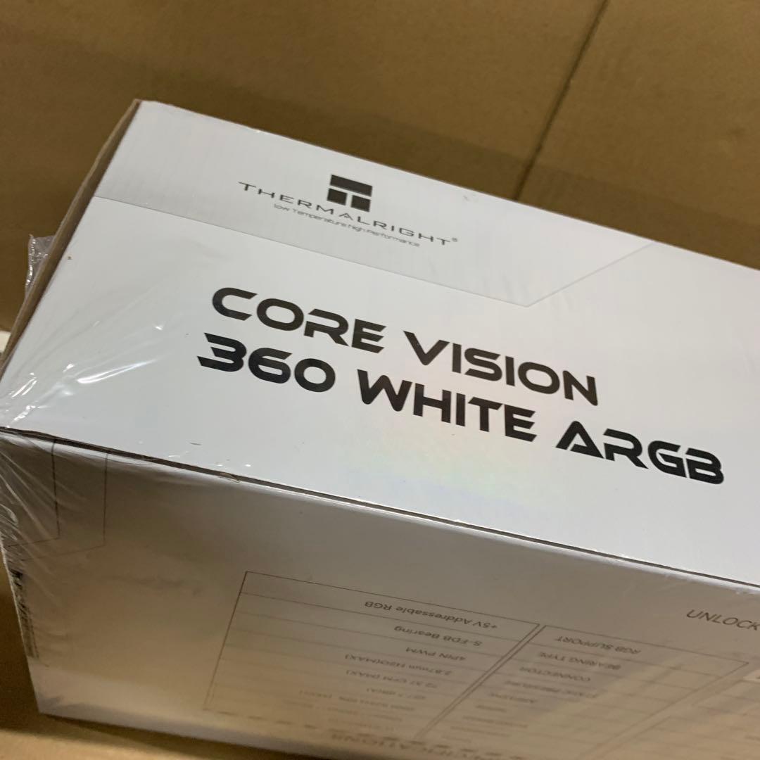 新品Thermalright CORE Vision 360 ホワイト ARGB