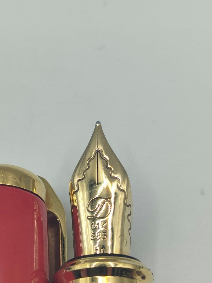 デュポン ペン先14K 万年筆 585　ST.Dupont　高級感 １４金