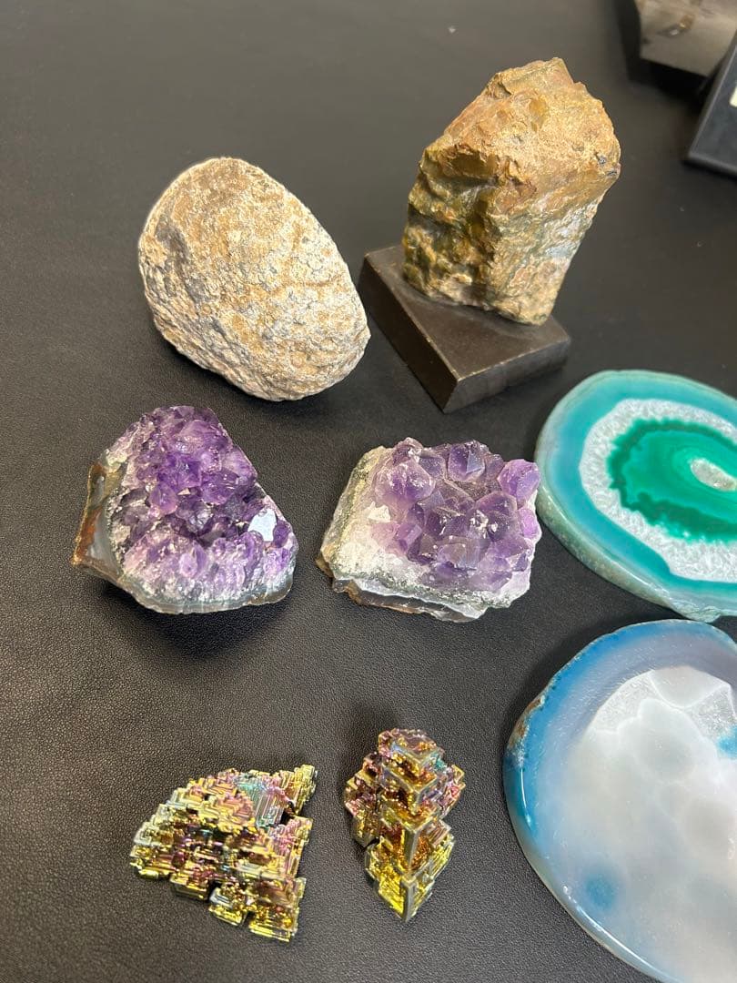 旧家蔵出し鉱物や宝石8点セット　縁起物、風水、お守り、骨董品、収蔵品、掘り出し物