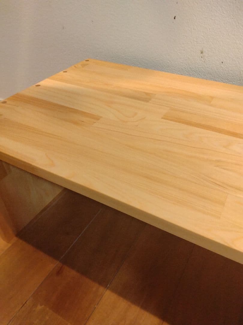 木製　ハンドメイド　オーダー　コの字　キヌカ　サイドテーブル　踏み台　水槽台