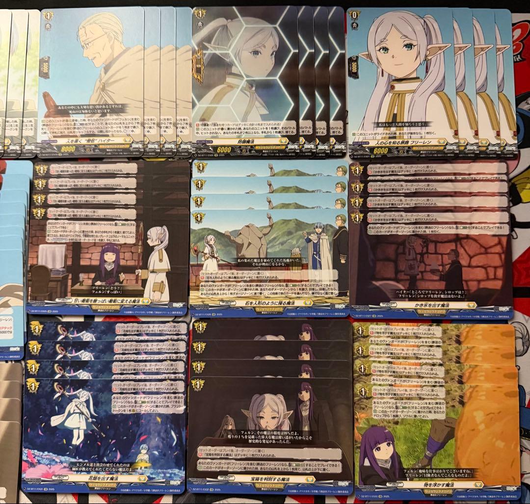 葬送のフリーレン　4コンセット　デッキ　ヴァンガード　ケテルサンクチュアリ