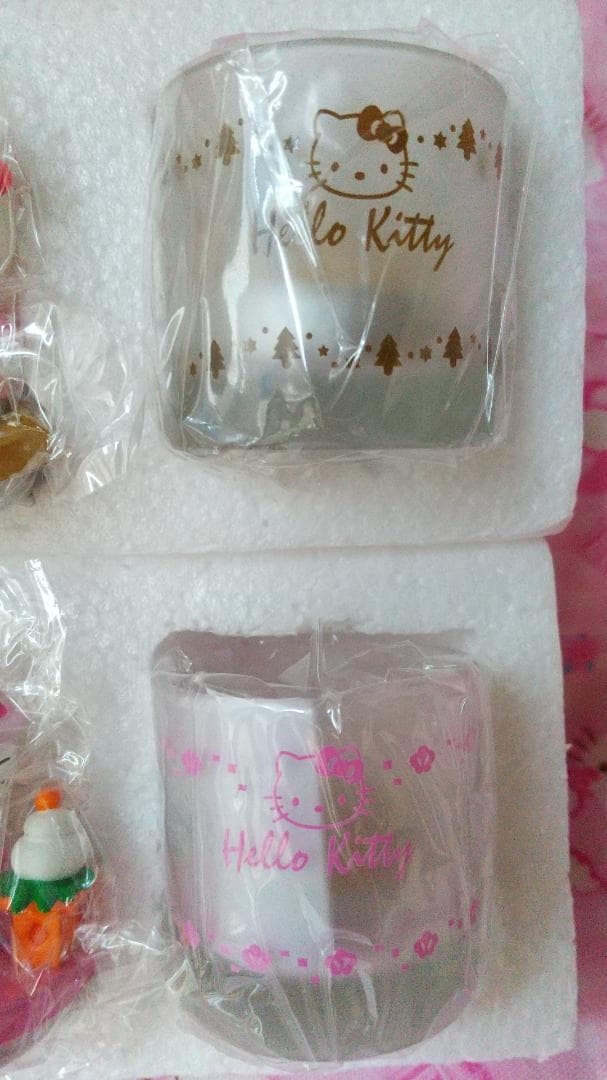 キティ　アロマキャンドル　フィギュア　ベルメゾン　千趣会　クリスマス　正月