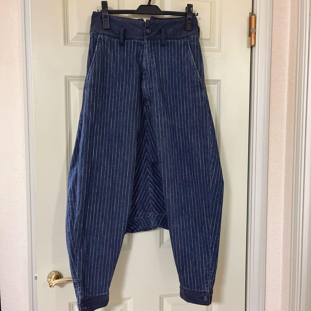 LIMI feu リミフゥ デニムサルエルパンツ