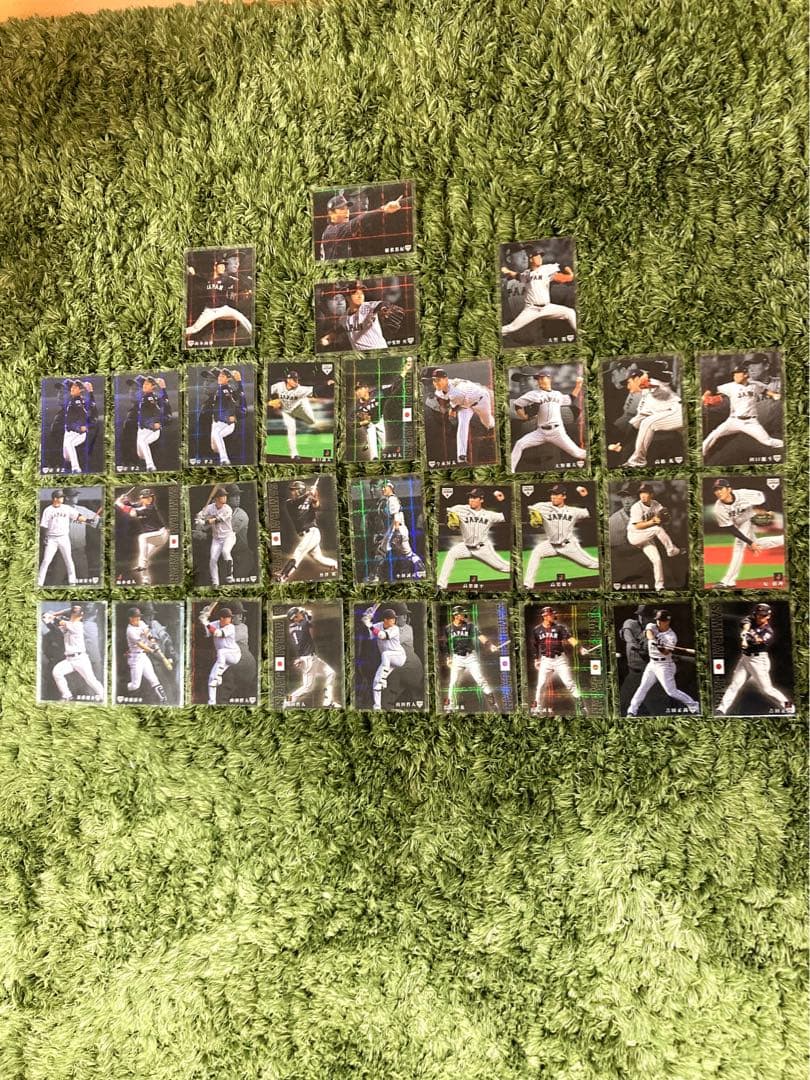プロ野球チップスカード　サイン入りキラ　WBC  JAPAN