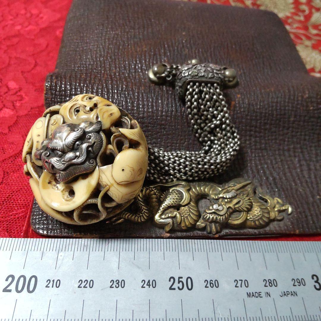 根付け 煙草入れ 江戸期