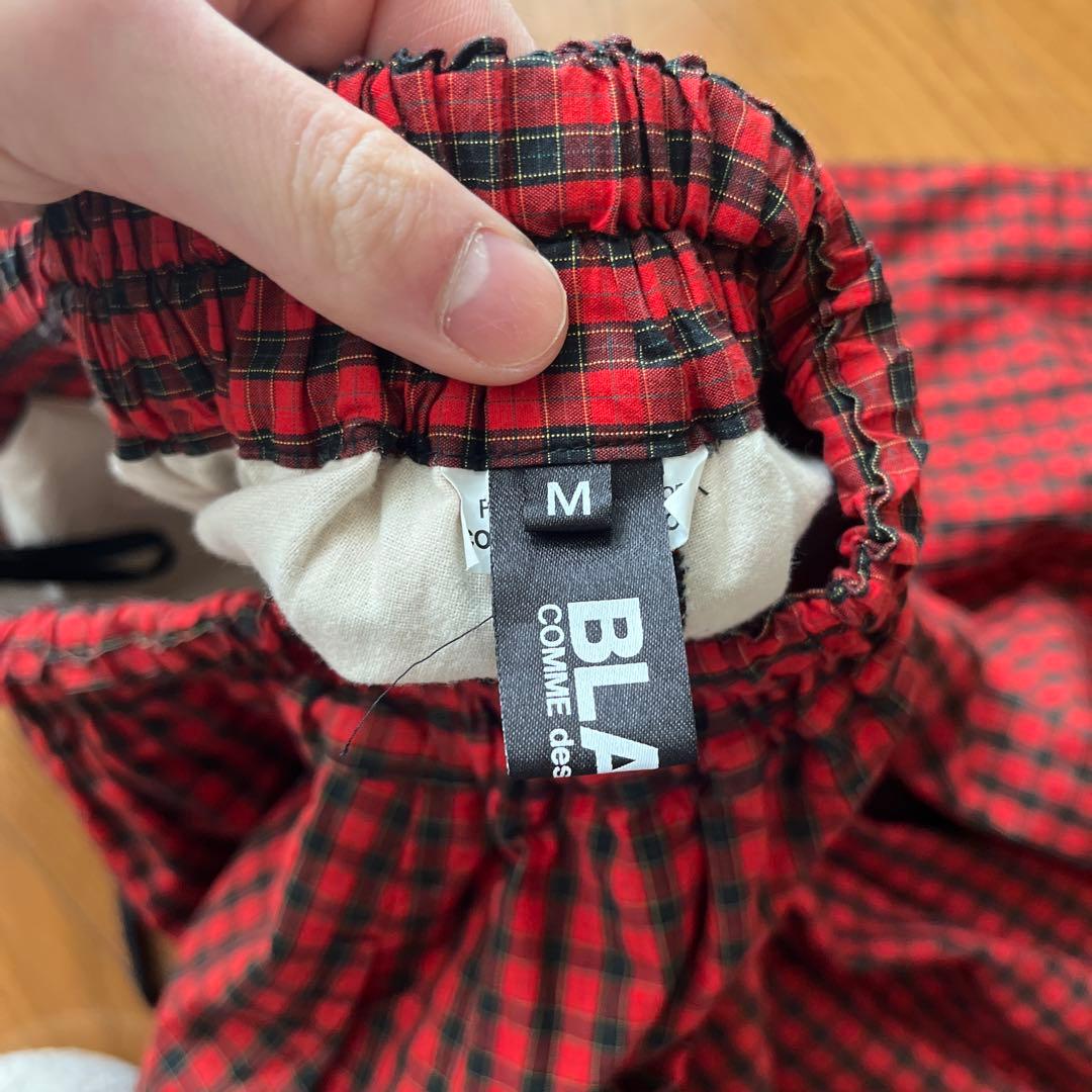 BLACK COMME des GARÇONS チェック　バルーンパンツ