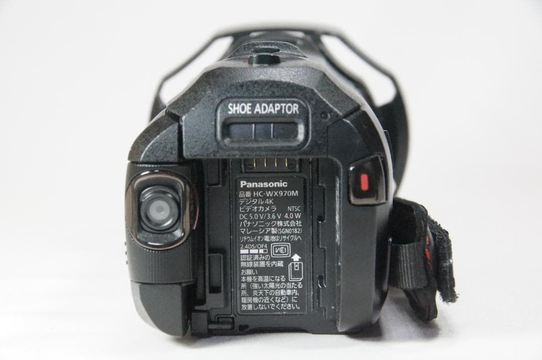 【動作品】 Panasonic HC-WX970M 4K ビデオカメラ ブラック