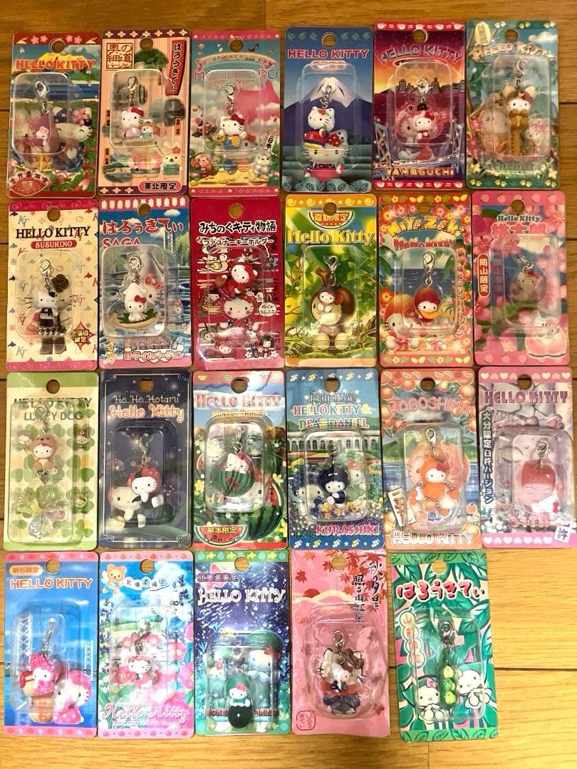 い*つ様 ハローキティ　ご当地限定　149個　根付け　ファスナーマスコット　スト