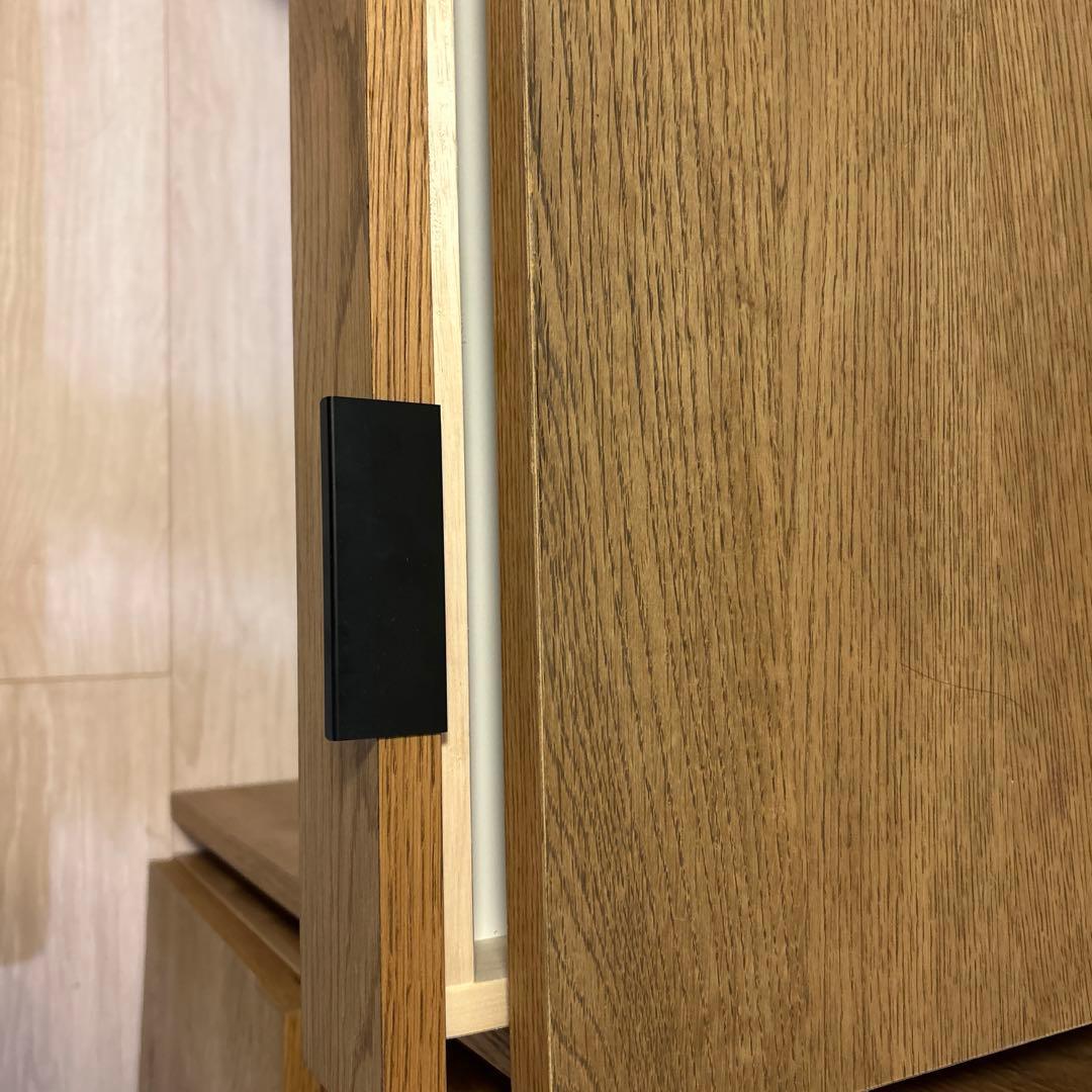 りいめぃ【軽い傷あり】unico ADDAY(アディ)デスク 引き出し付き