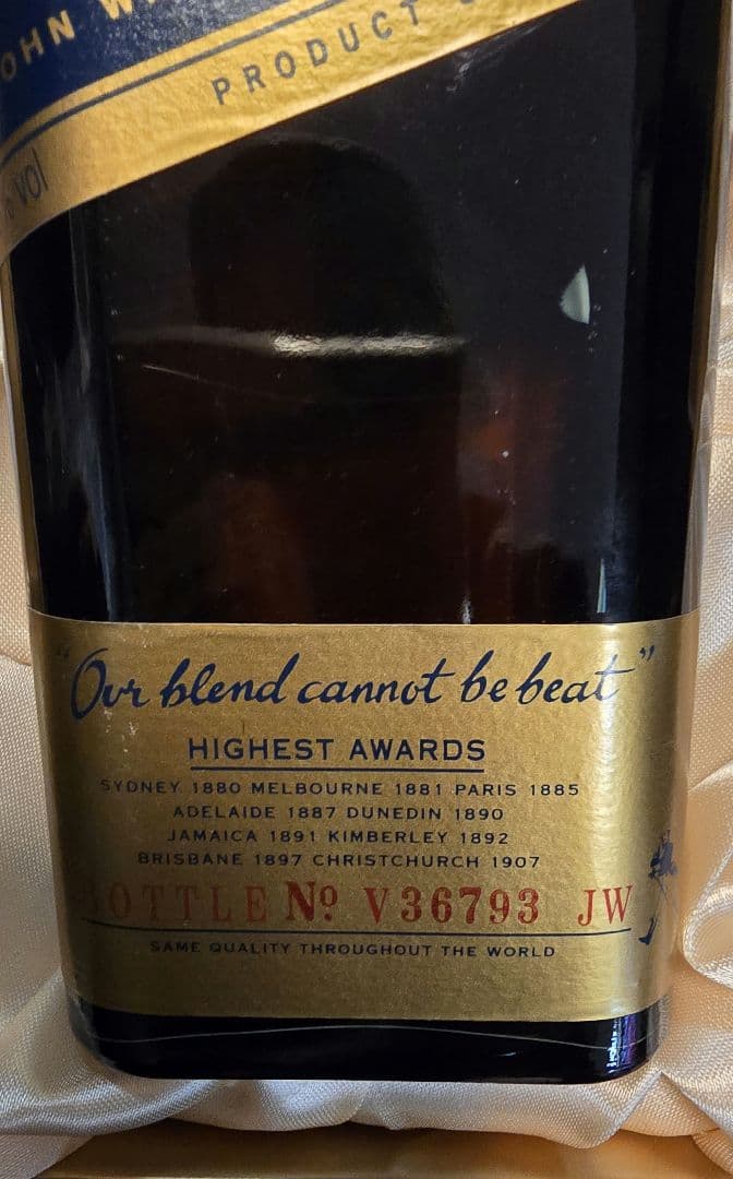 Johnnie Walker Blue Label 写真、5.6枚目要確認