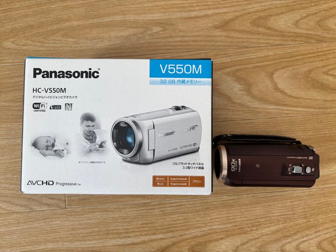 Panasonic HC-V550M Wi-Fi搭載 フルHDビデオカメラ