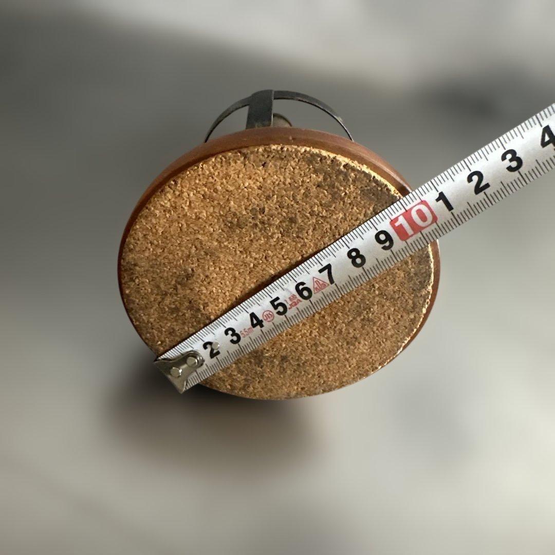 アンティーク雑貨 木製と金属のオイルキャンドル