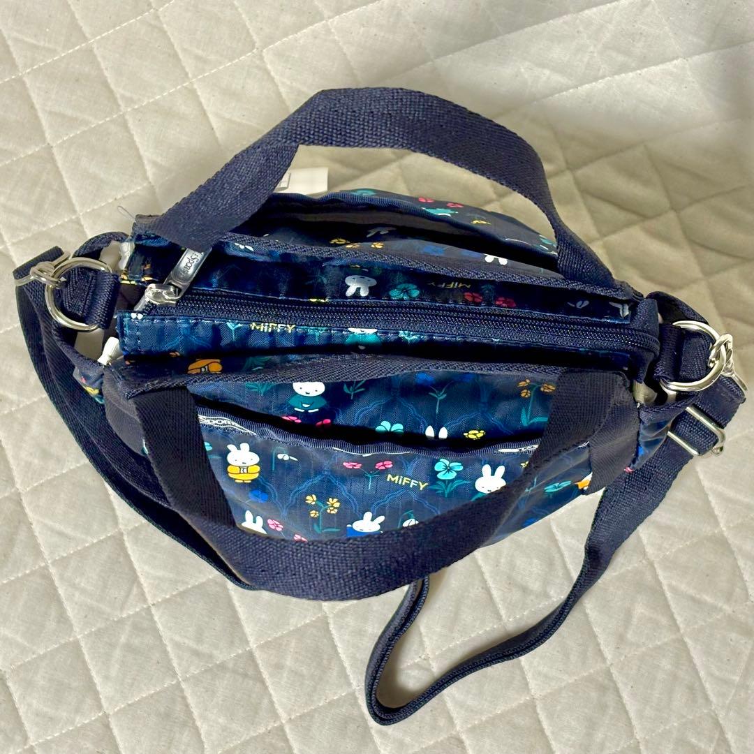 レスポートサック　スモールジェニー　ミッフィー　2way ネイビー