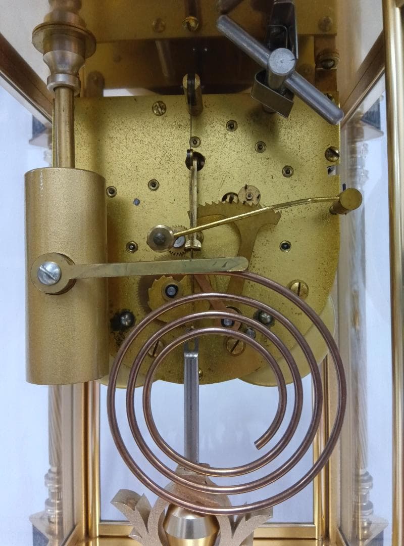 Nマーク　置時計　振り子時計　アンティーク　　/　079