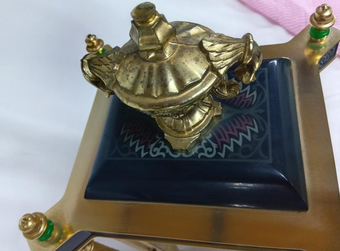 Nマーク　置時計　振り子時計　アンティーク　　/　079