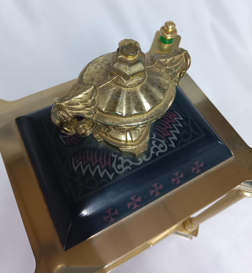 Nマーク　置時計　振り子時計　アンティーク　　/　079