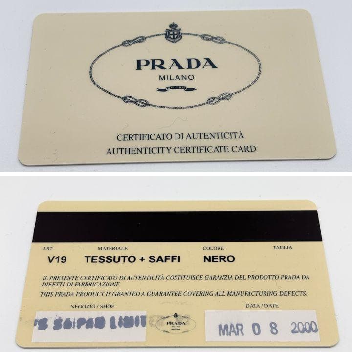 付属品完備✨️プラダ ラウンドファスナーケース 黒 三角ロゴ サフィアーノ